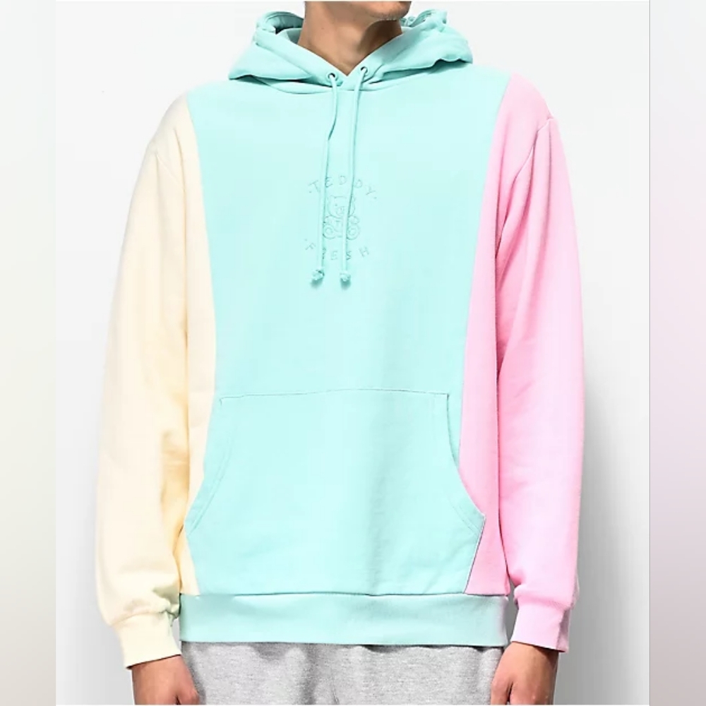 Teddy Fresh Tri-Color Hoodie